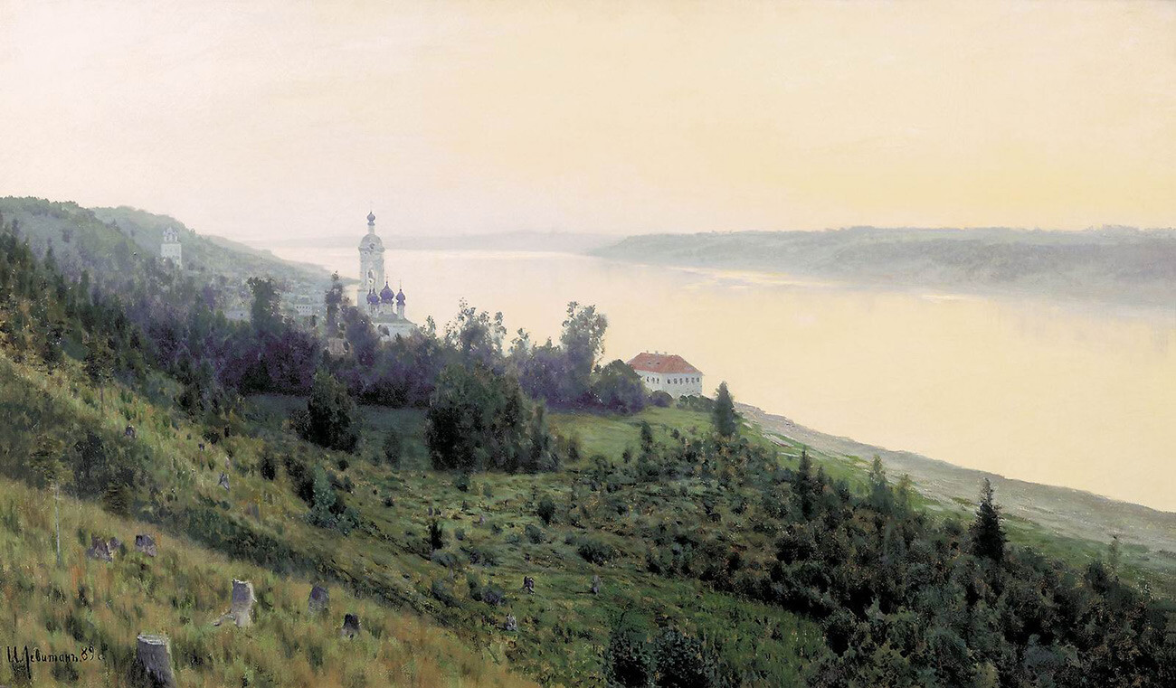 Isaac Levitan, Le Soir. Plios doré (1889)