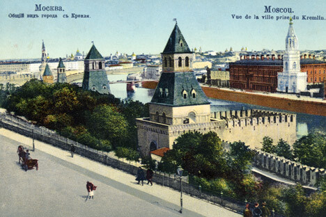 El Kremlin de Moscú poco antes de la revolución de 1917.