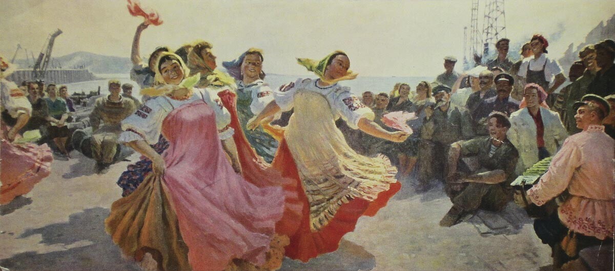„Народен танц“, Михаил Володин.