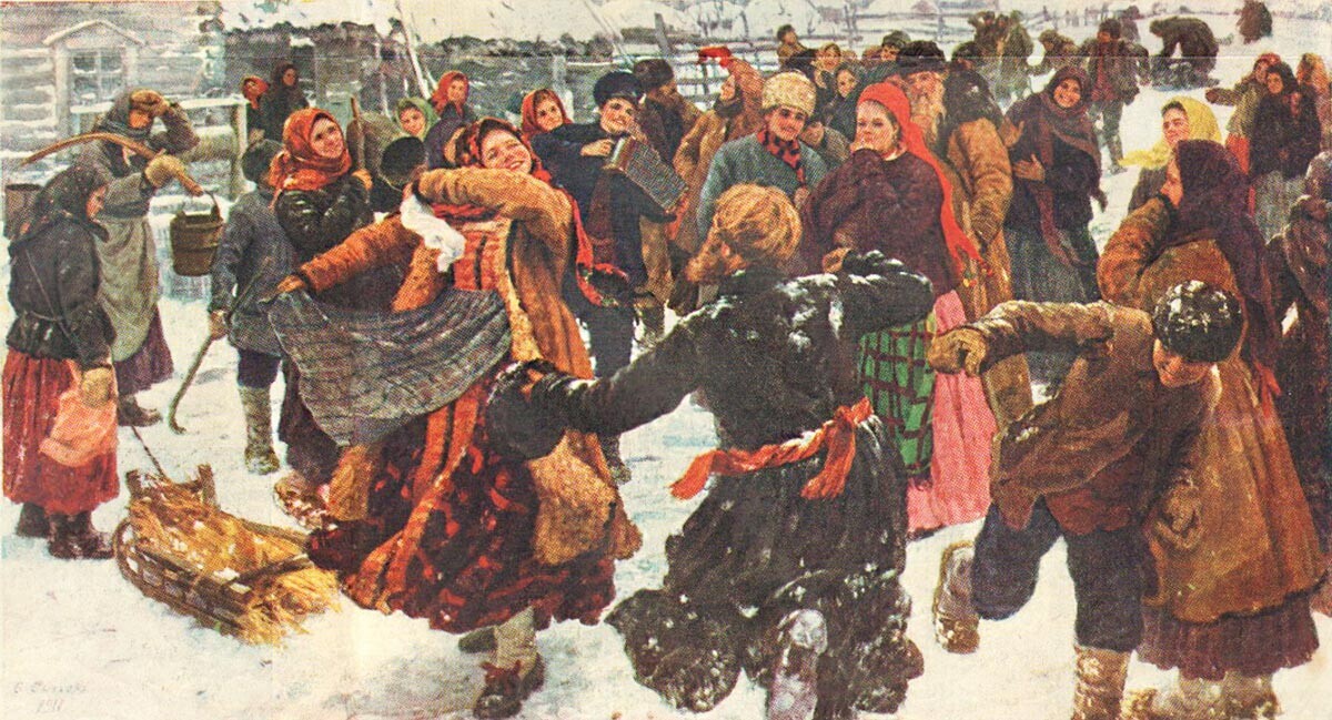„Народен танц“, Фјодор Сичков, 1911.

