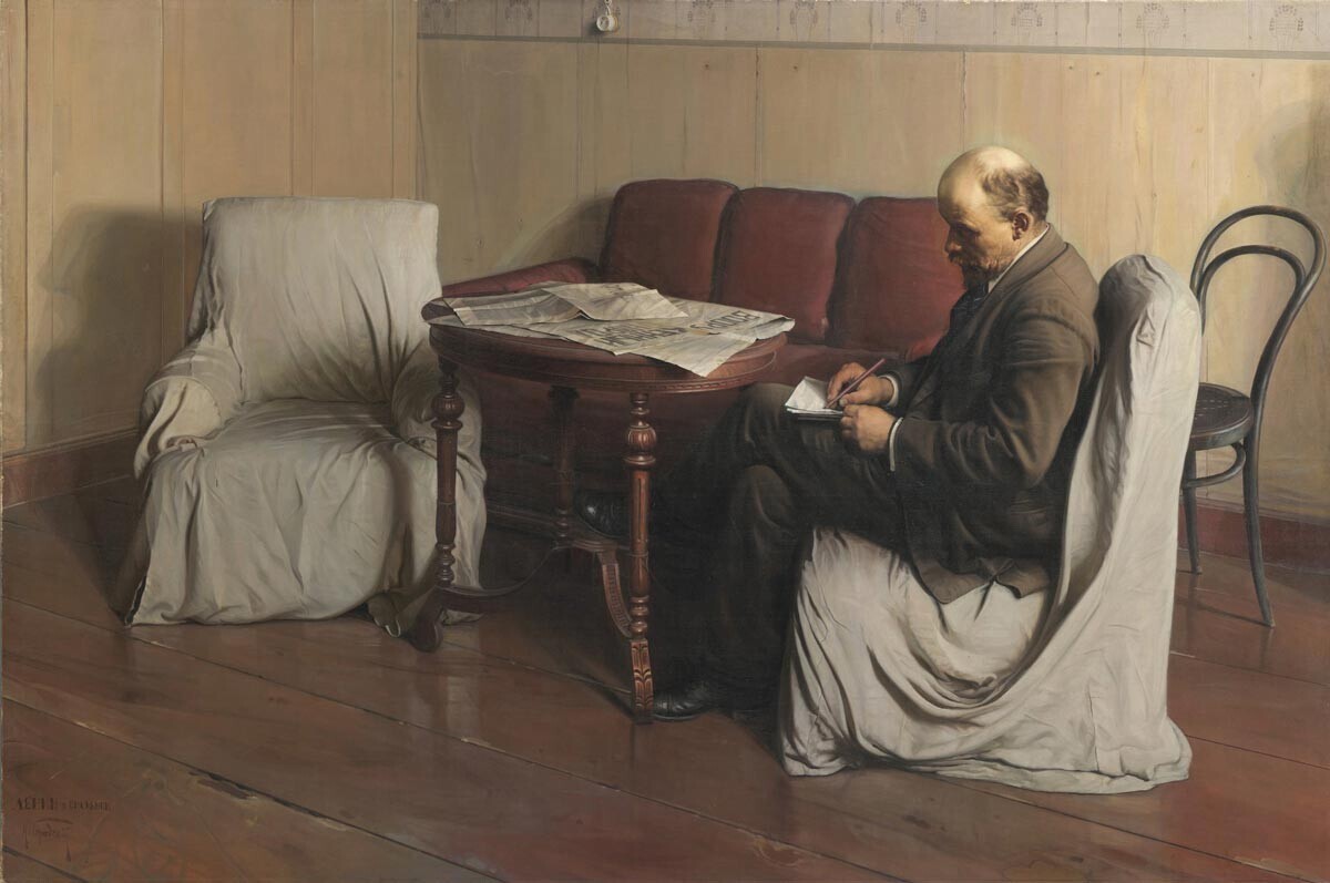 Lenin di Smolny (1930), oleh Isaak Brodsky.