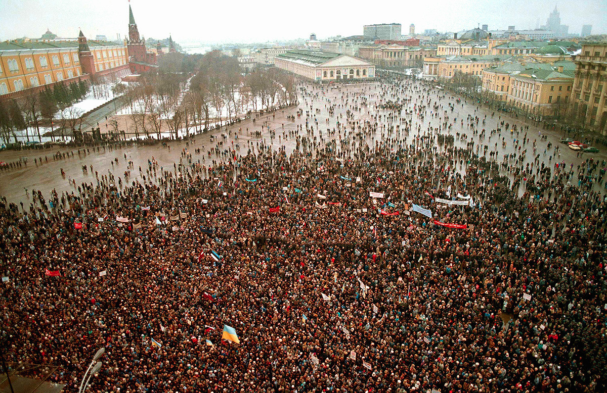 Esta fue la mayor manifestación en la historia de la URSS (y no la organizó el gobierno)