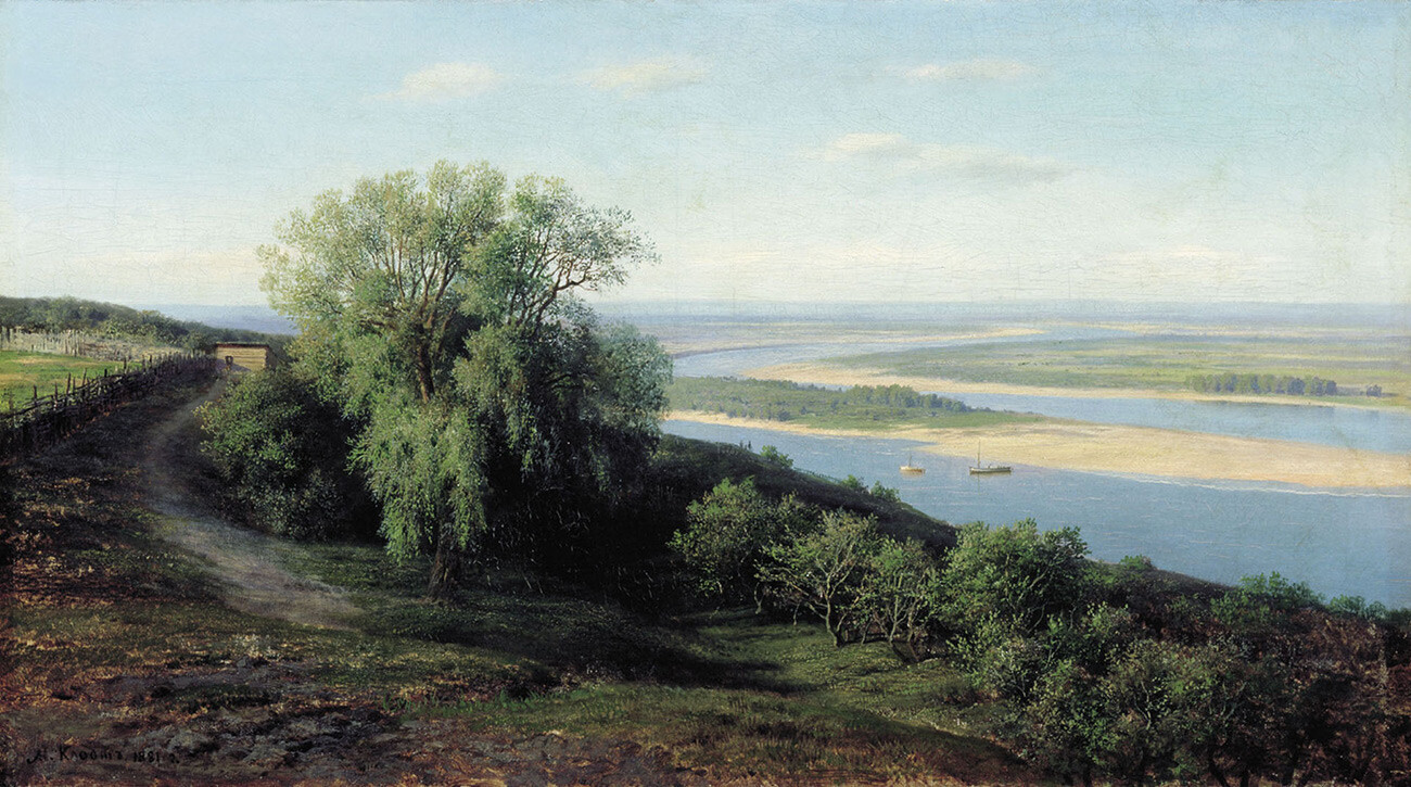 The Volga near Simbirsk, 1881.
