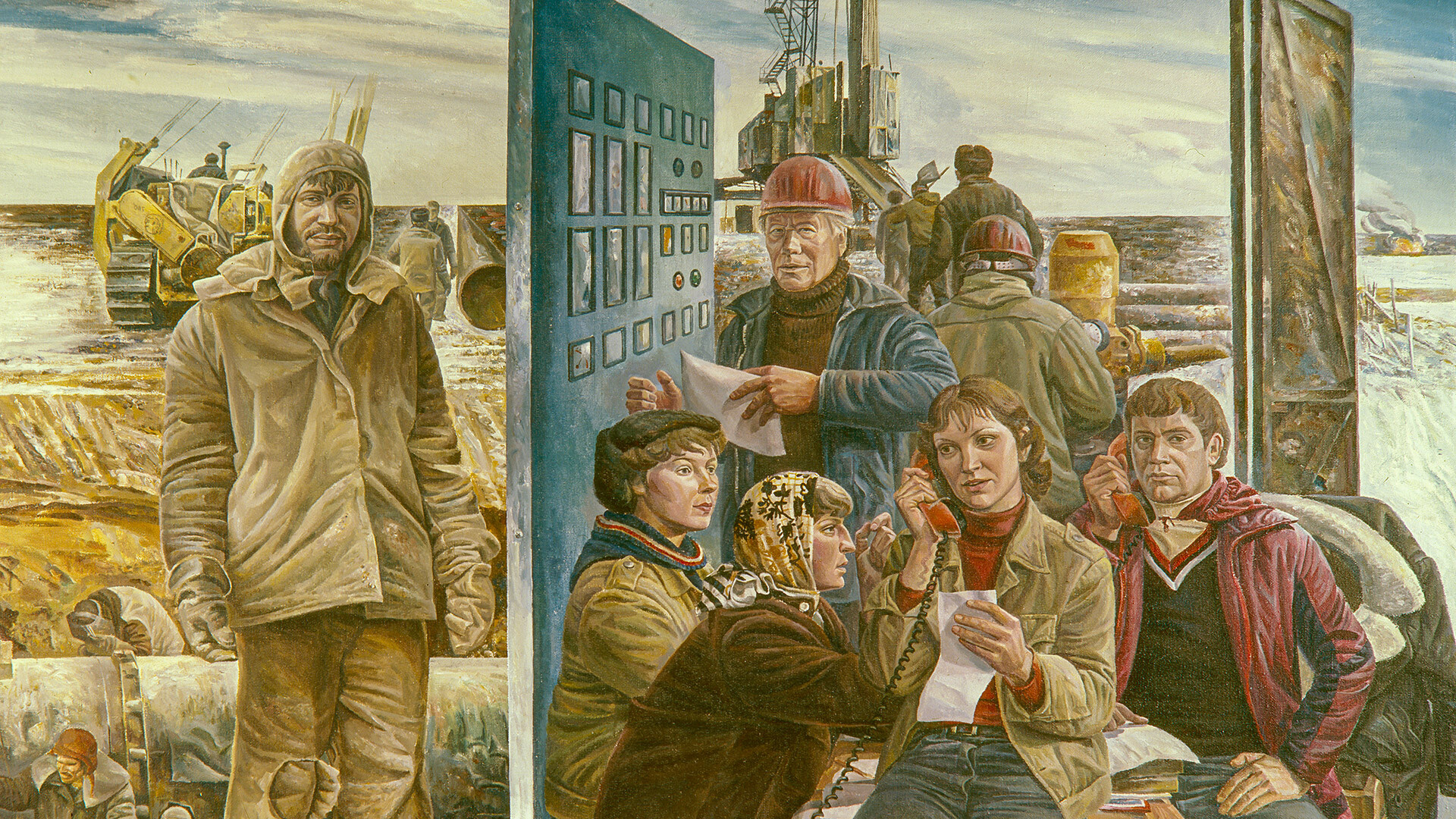 Сибирские нефтяники, 1980 г.