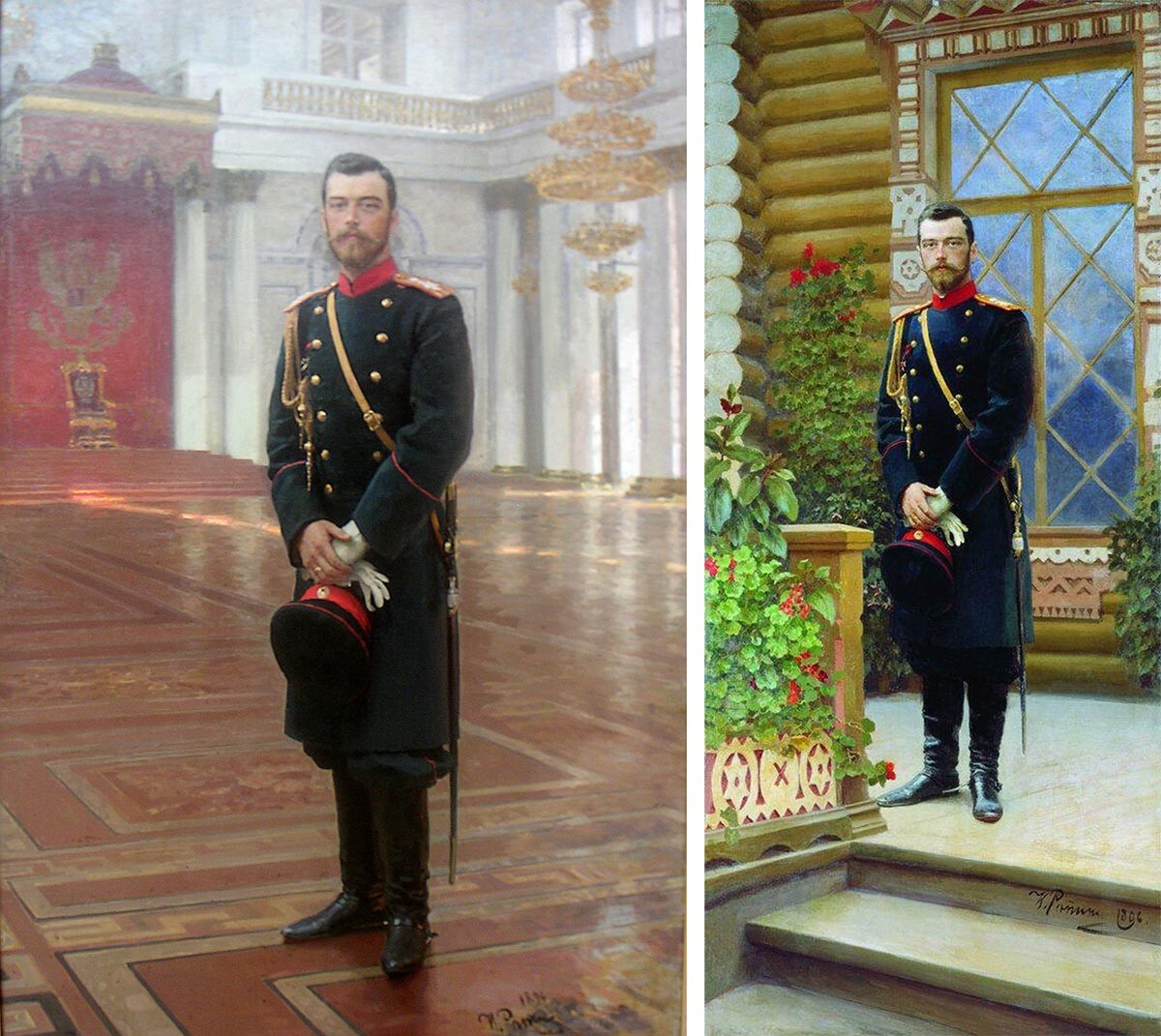 Репин портрет Николая второго