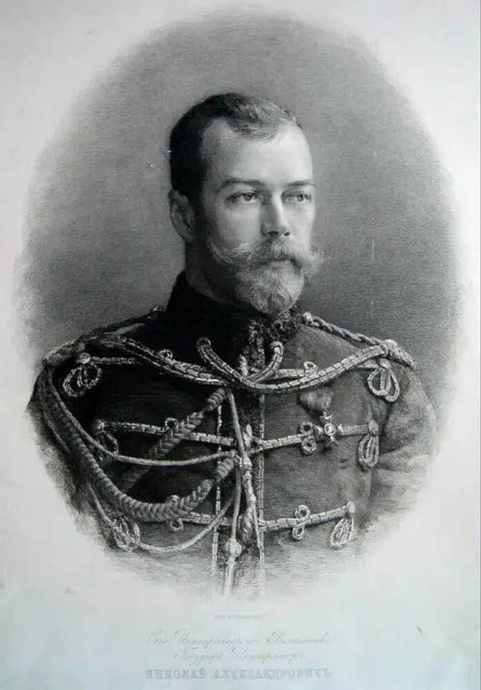 皇帝ニコライ2世の肖像画、1900年代、ミハイル・ルンダルツォフ作