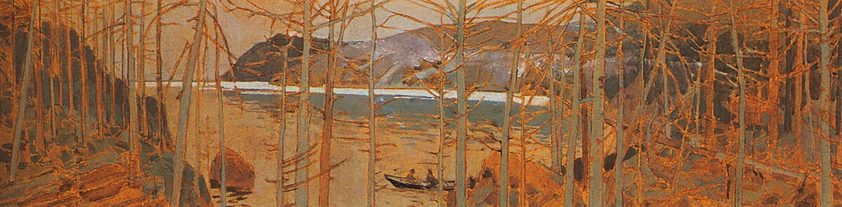 Taiga perto do Lago Baikal, 1900. Konstantin Korôvin
