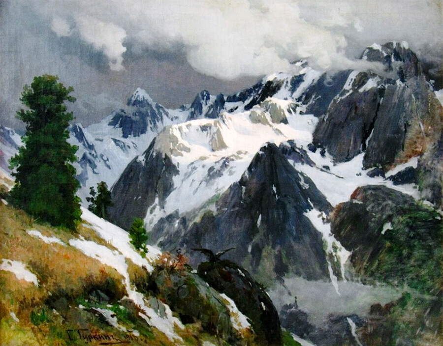 Altai, 1912. Grigóri Tchoros-Gurkin