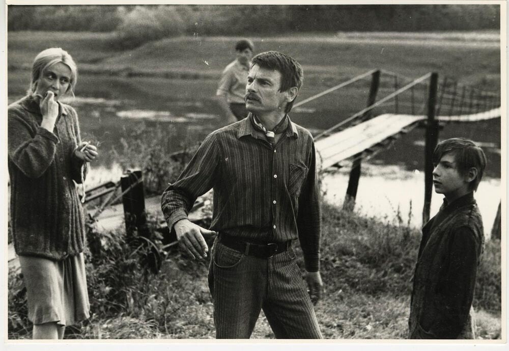 Tarkovski na snemanju filma Zrcalo, 1974
