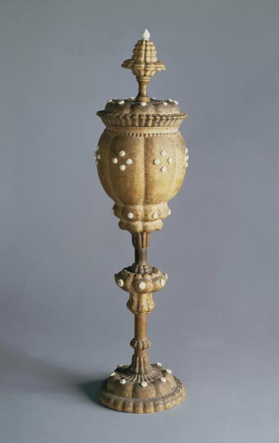 A curly birch wood goblet created by Peter the Great.