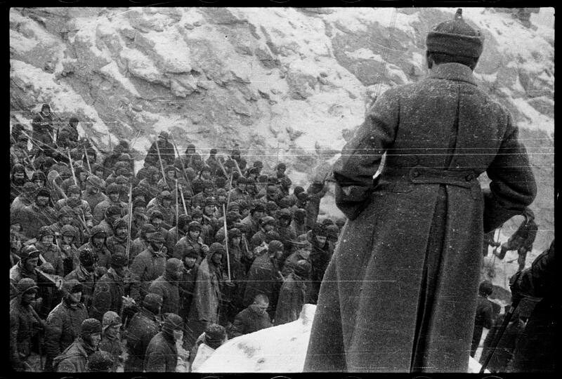 Zatvorenici angažirani na izgradnji Bjelomorsko-baltičkog kanala, 1933. 