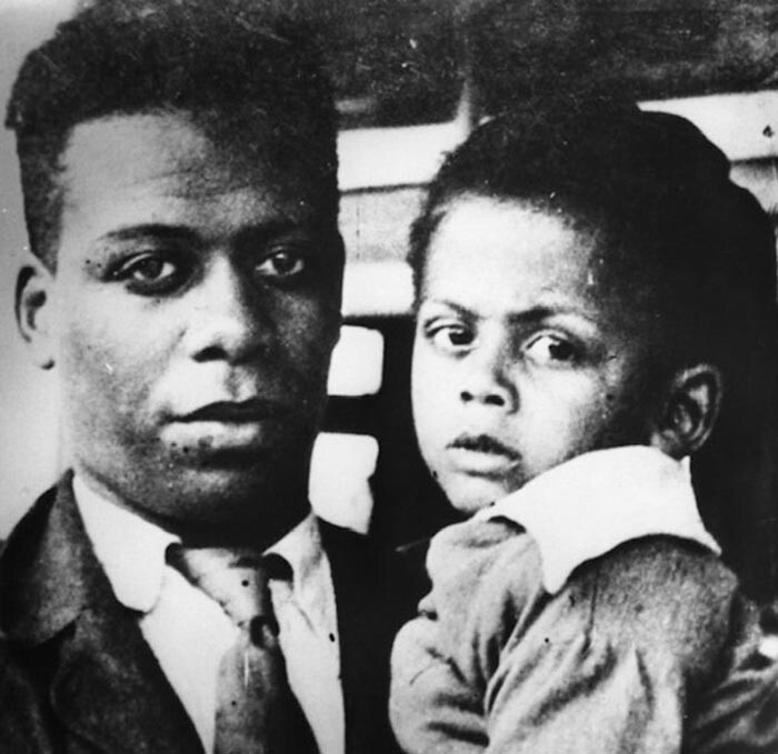 Lloyd Patterson y su hijo James

