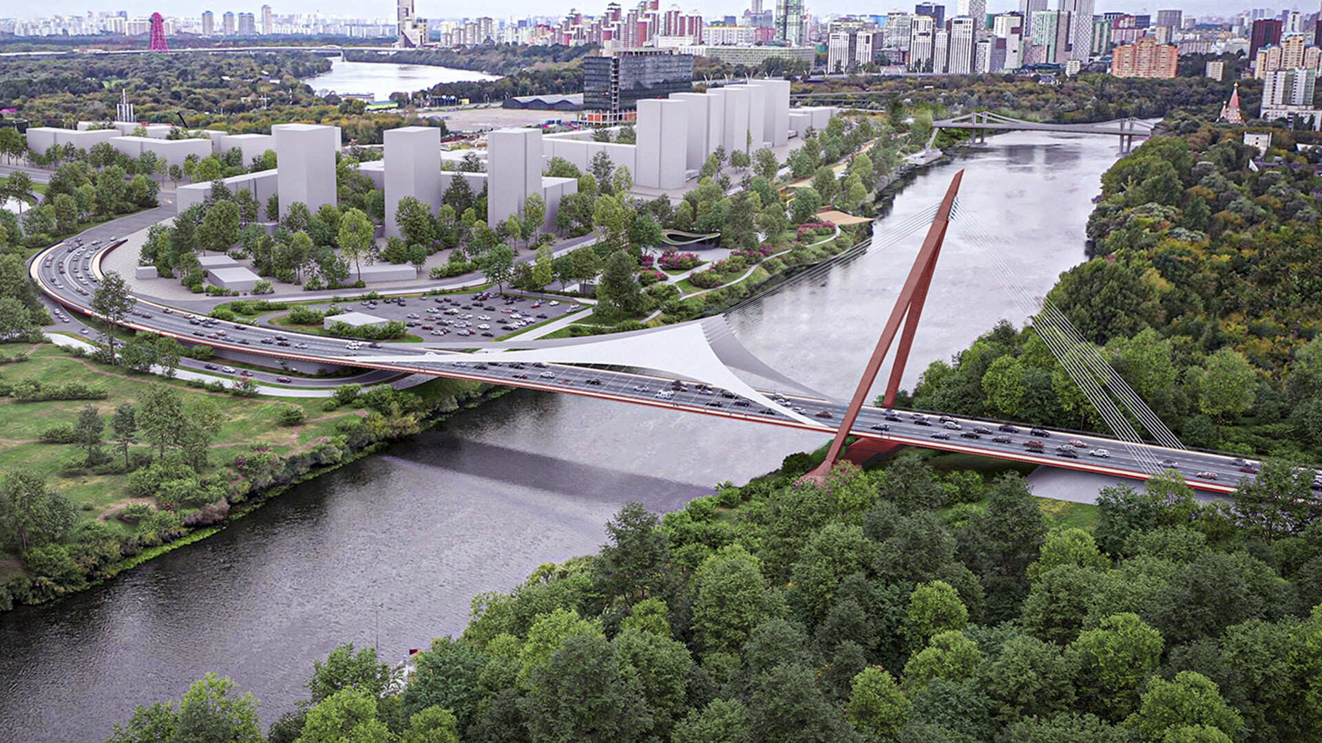 Moscou ganhará 7 novas pontes modernas (FOTOS)