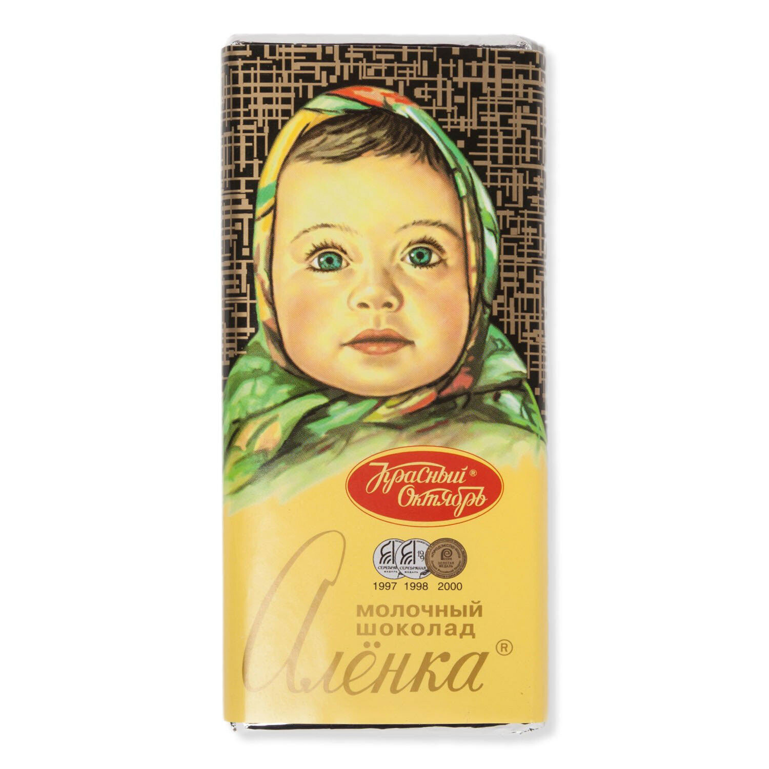 Russian milk chocolate 'Alionka'.