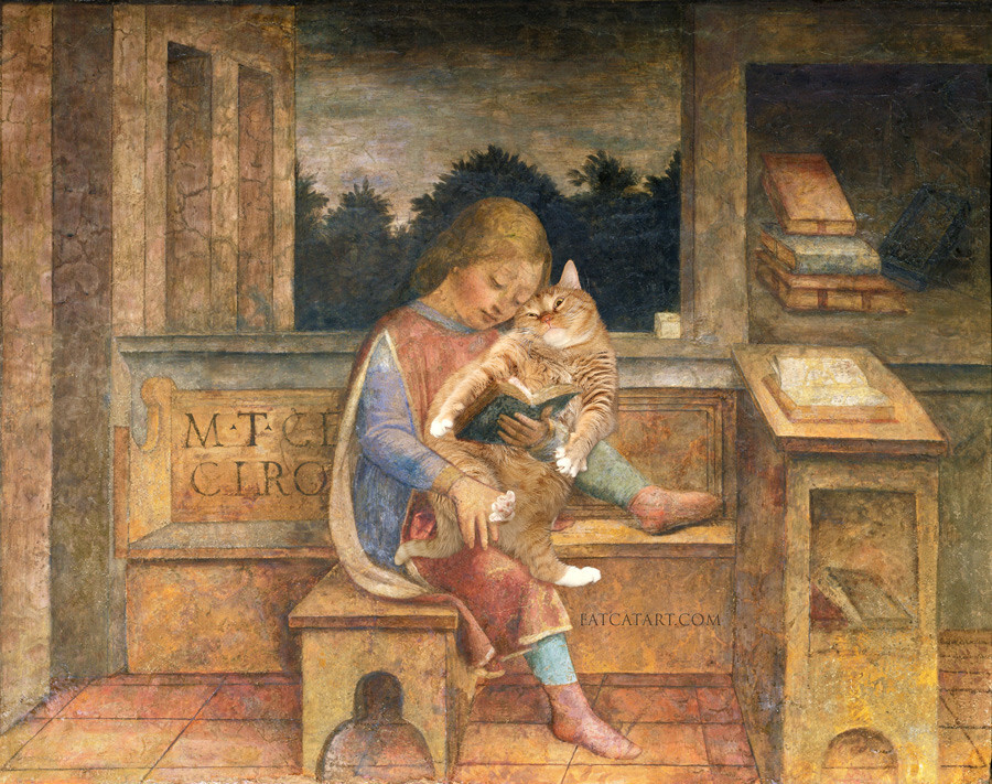 Винћенцо Фопа, „Млади Цицерон чита својој мачки“