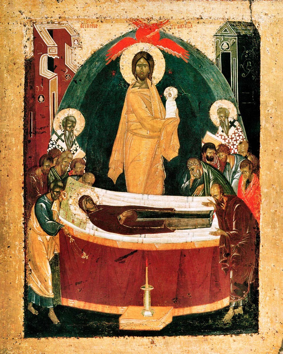 Teofane il Greco. Il riposo della Vergine Maria, 1392