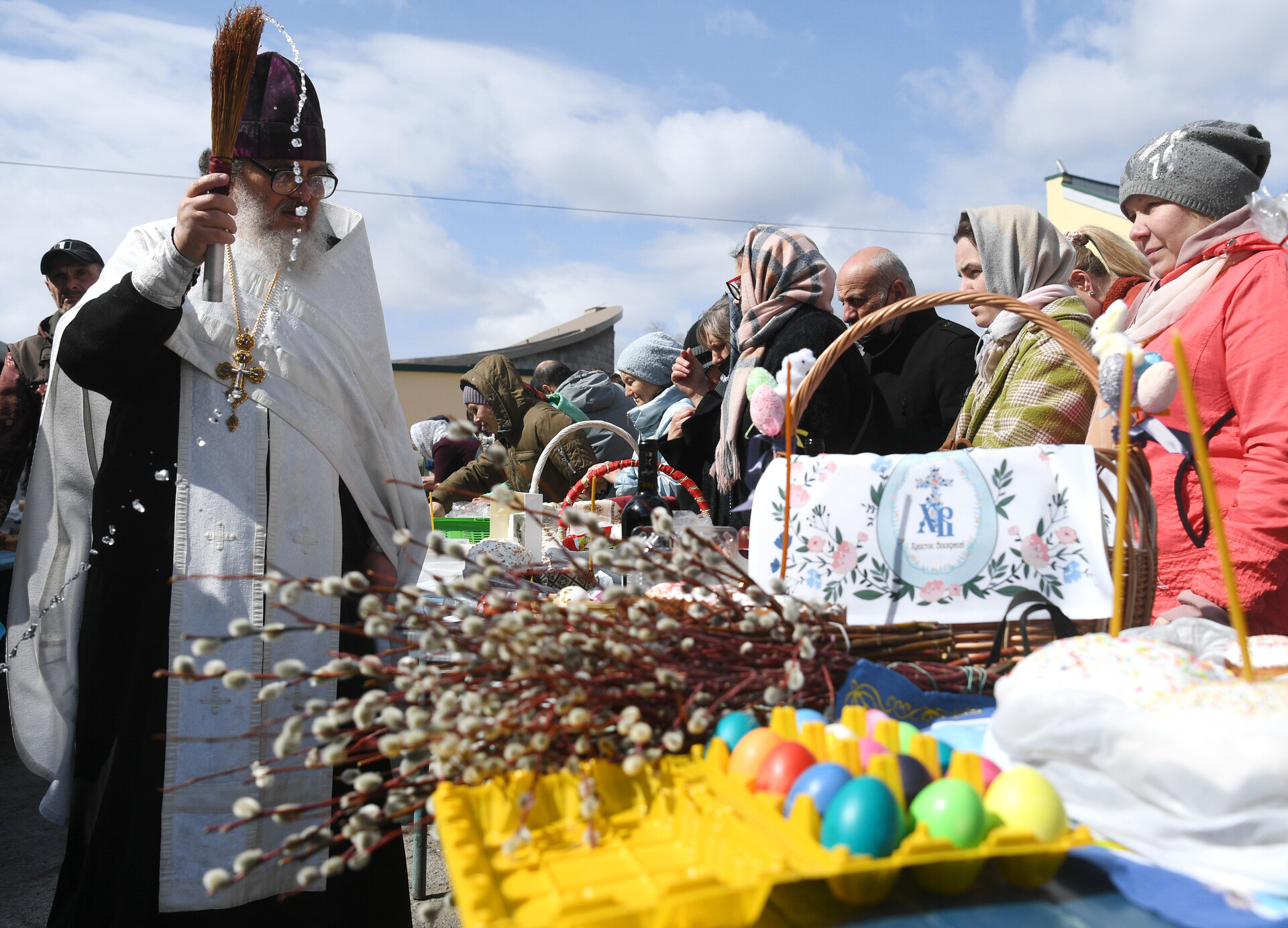 A celebração da Páscoa dos cristãos ortodoxos russos em 2022 (FOTOS)