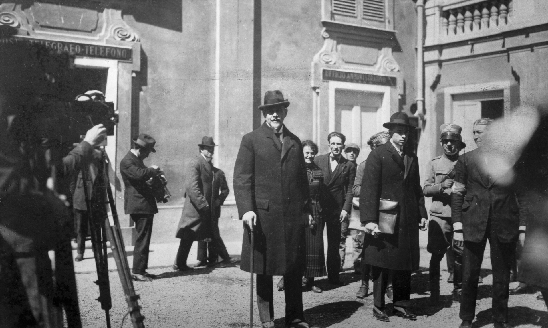 Вальтер Ратенау на конференции в Генуе.