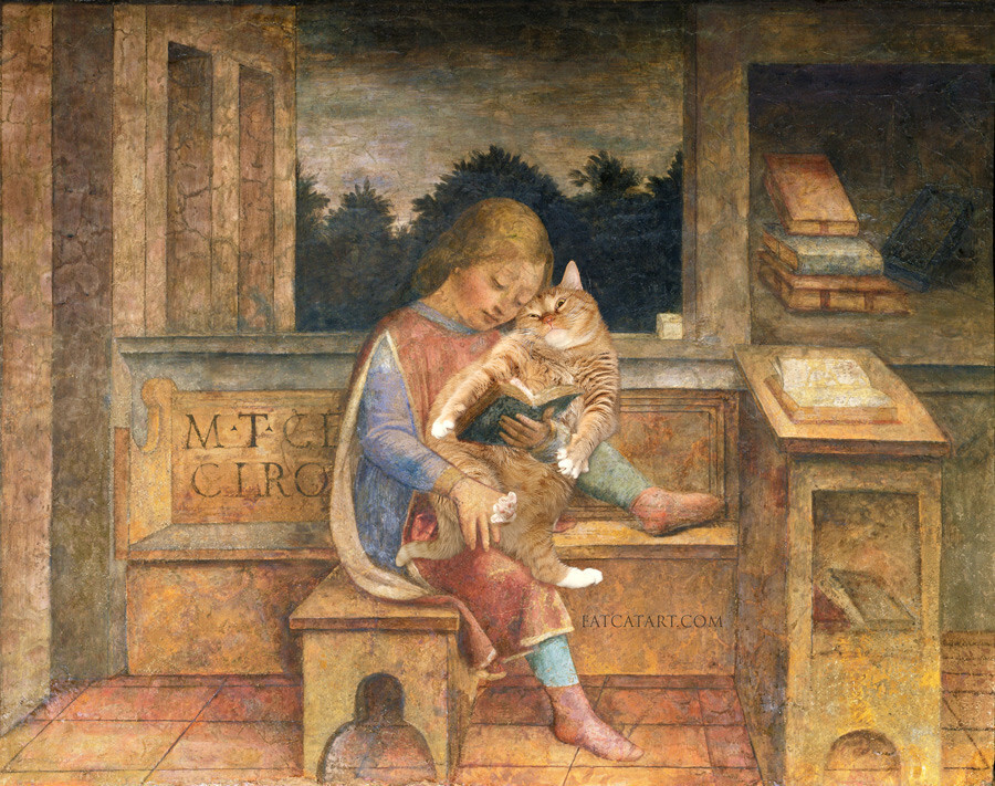 Винченцо Фопа, „Младиот Цицерон ѝ чита на својата мачка“