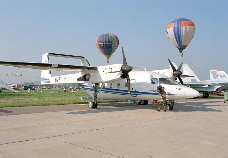S-80 no Salão Aéreo de Moscou em Jukóvski, 2001
