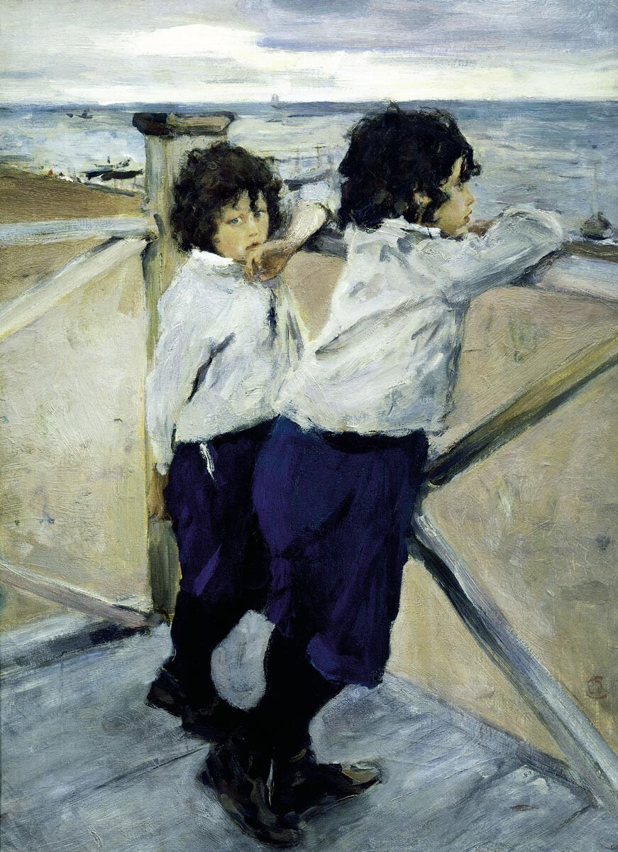 Enfants (Sacha et Ioura Serov) (1899), Valentin Serov 