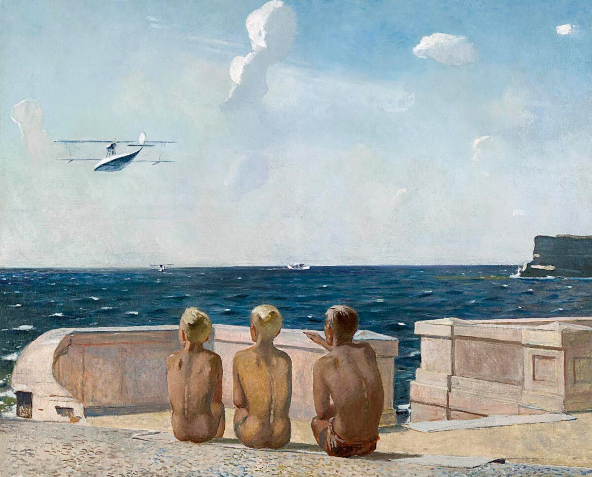Futurs pilotes (1938), Alexandre Deïneka 