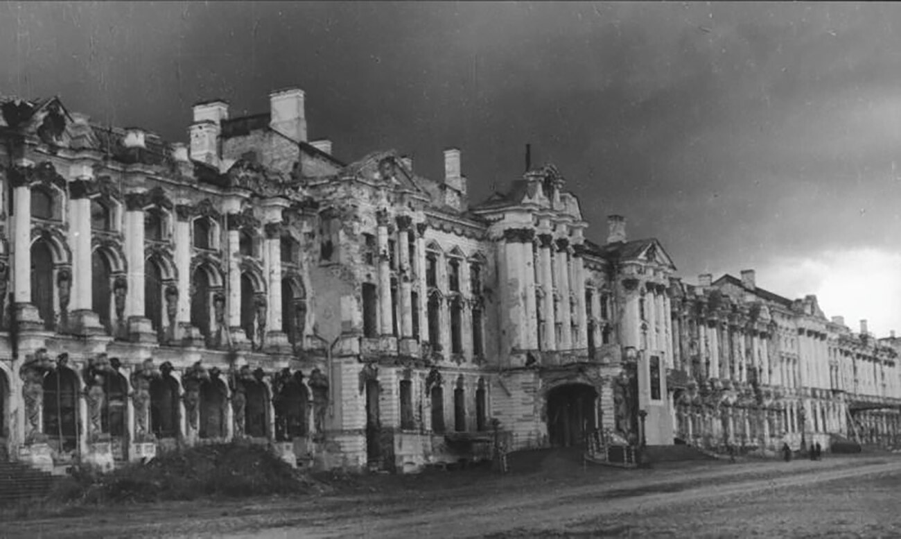 Catherine Palace destroyed by the Nazis