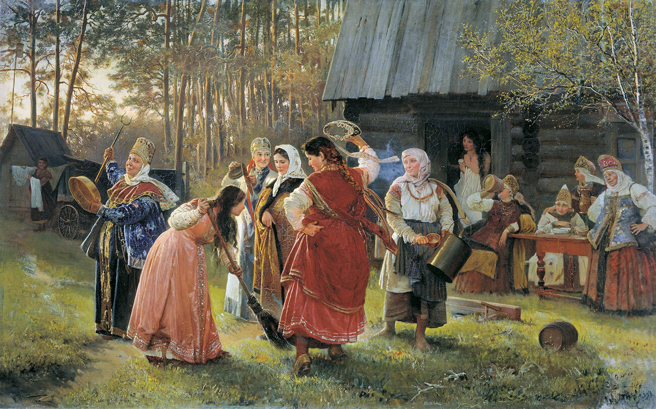 Ragazze in festa, 1889
