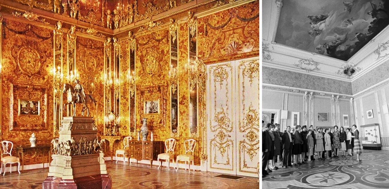 Jantarna soba - pred vojno in v osemdesetih letih prejšnjega stoletja
