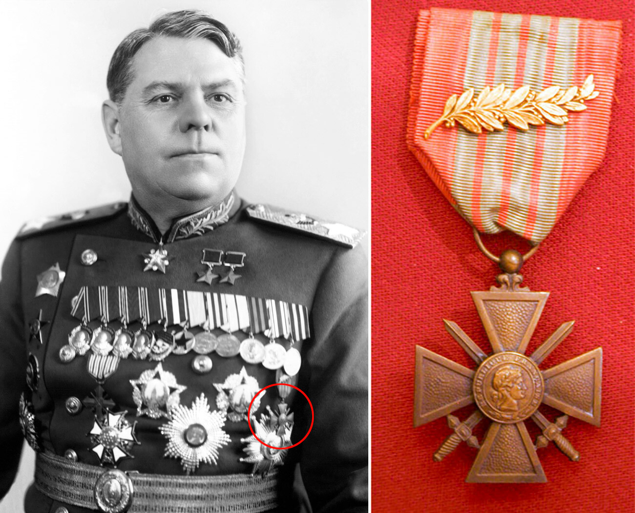 Marschall Alexander Wasiliewski/Das Militärkreuz.
