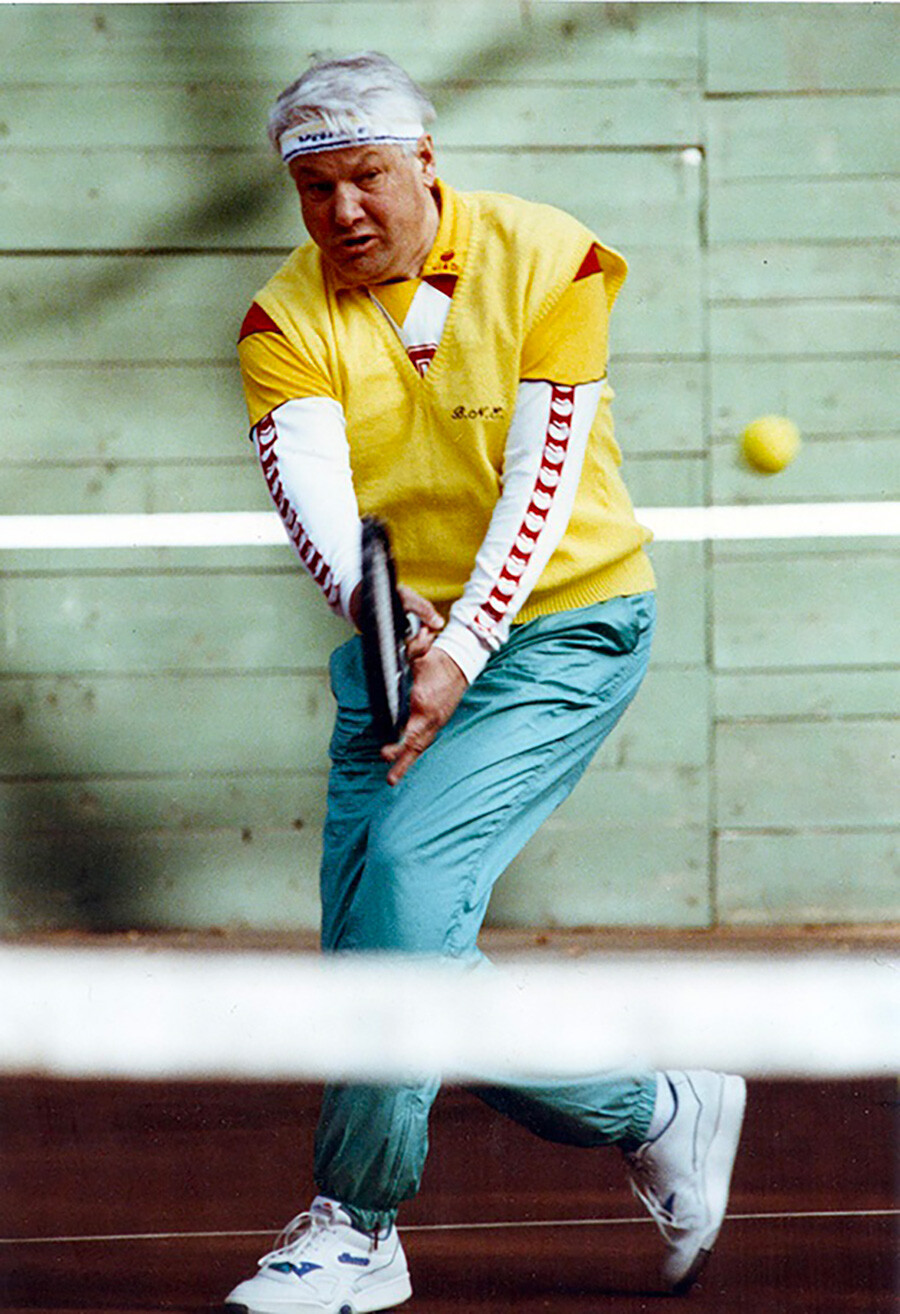 Der erste Präsident Russlands, Boris Jelzin, machte Tennis zu einem unglaublich populären Sport. 