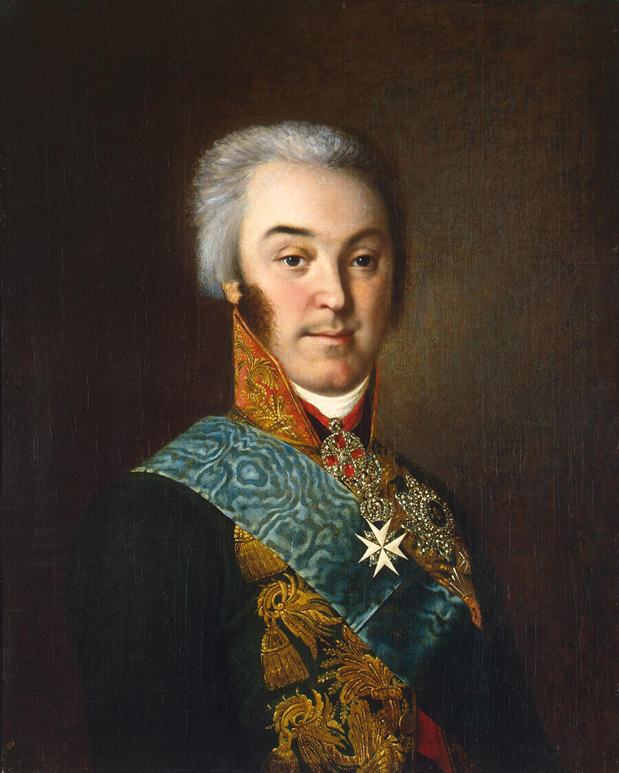 Nikolái Argunov. Retrato de Nikolái Sheremétiev