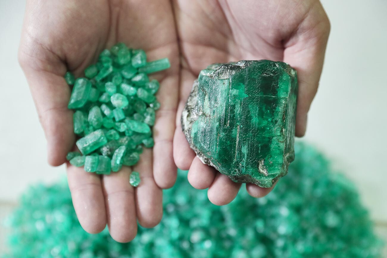 Urals emeralds.