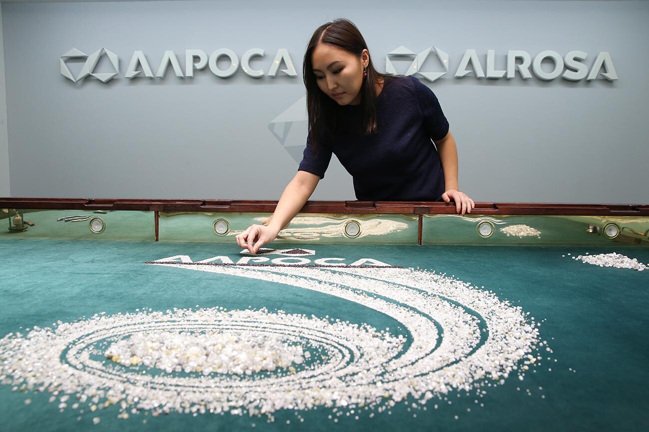 Yakut diamonds near the Mirny mine, 2017.