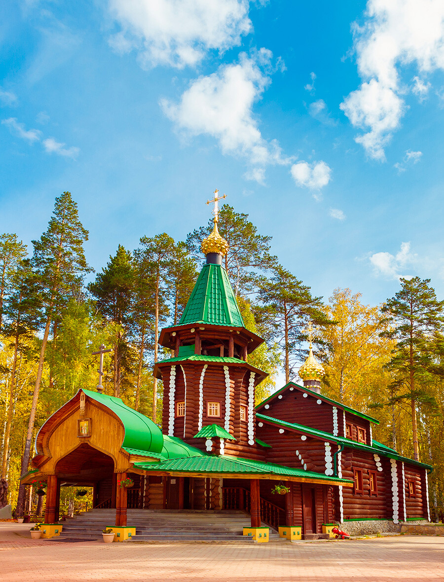 Monastery in Ganina Yama, outside Yekaterinburg, where the bodies of Tsar Nicholas II of Russia and his family were buried (actually thrown into a pit)
