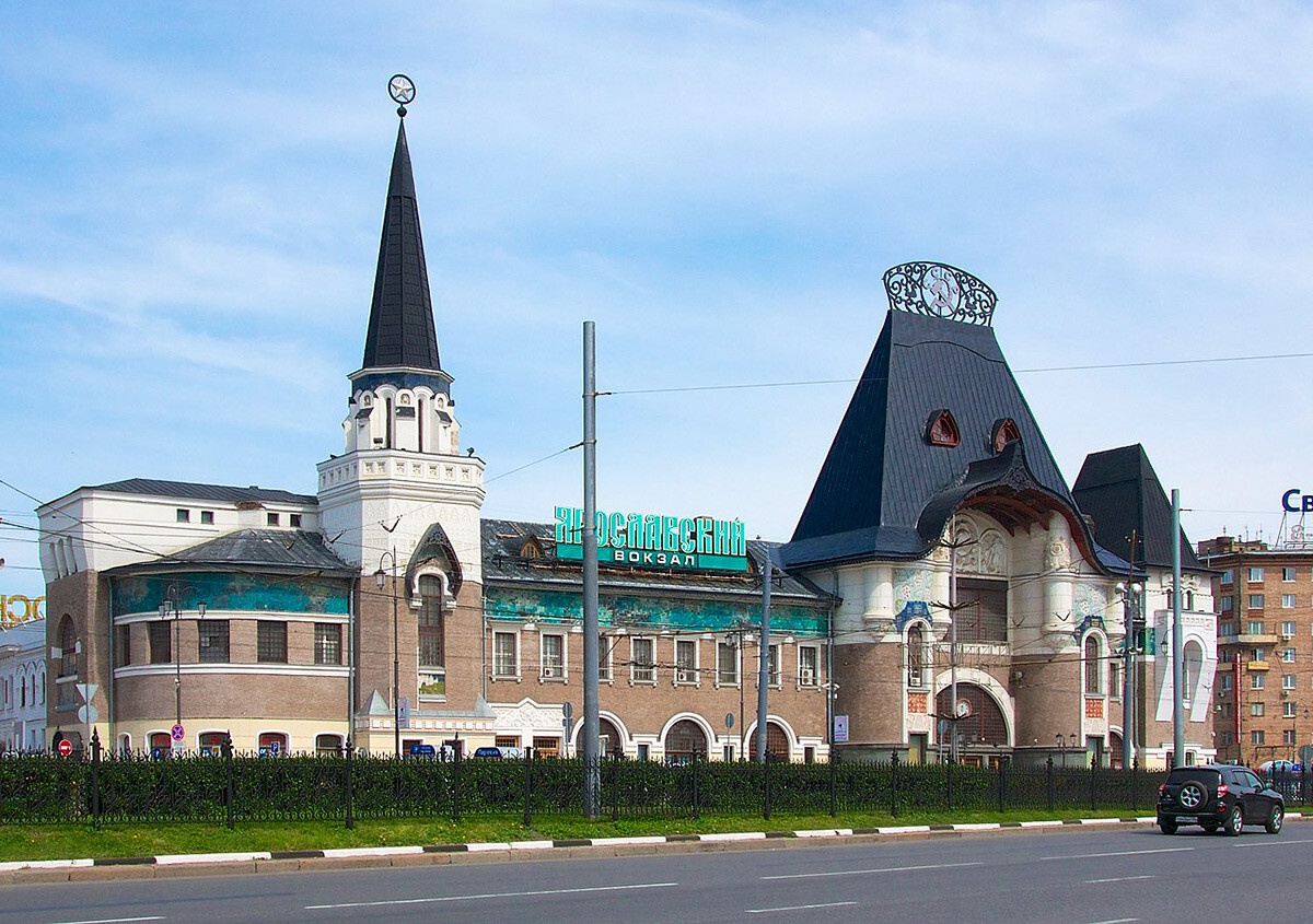 Jaroslawski-Bahnhof / Moskau, Russland.