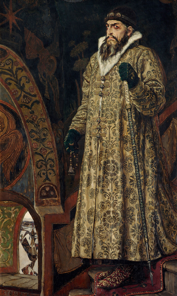 Lukisan Tsar Ivan yang Mengerikan oleh Viktor Vasnetsov, 1897.