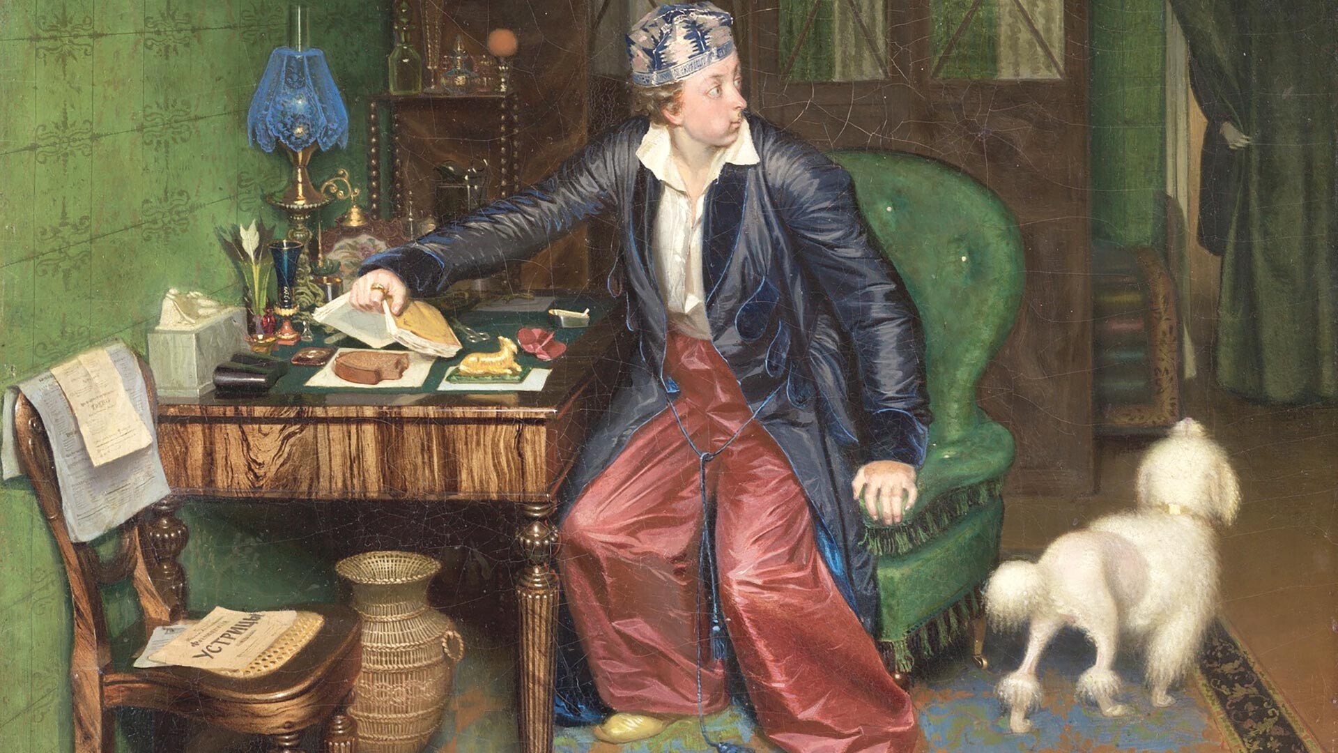 Pavel Fedotov. La colazione di un aristocratico, 1849-1850
