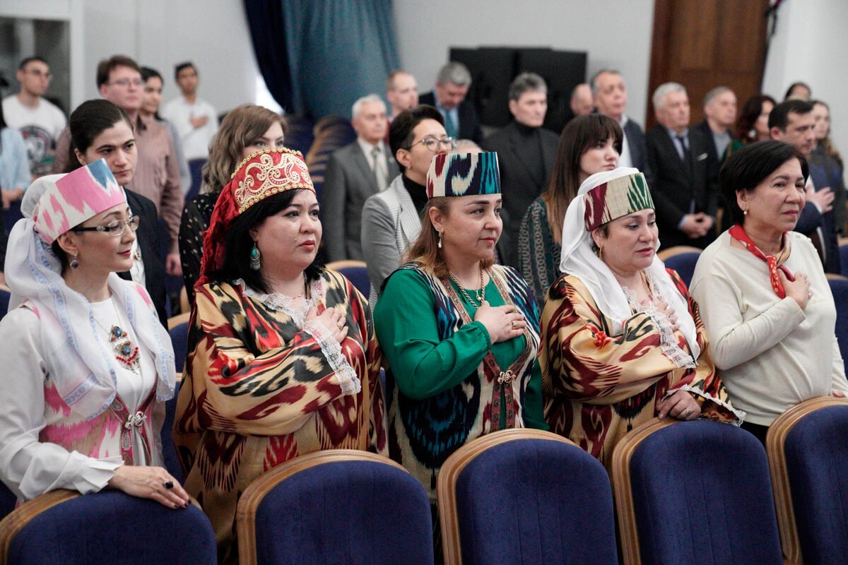Inauguração do centro de língua e cultura uzbeque na Universidade Linguística Estatal de Moscou (MSLU)