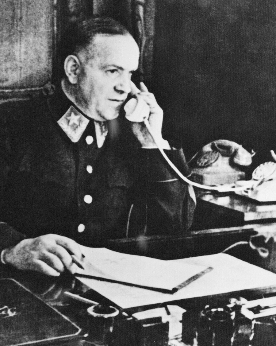Маршал на Советскиот Сојуз Георгиј Жуков.
