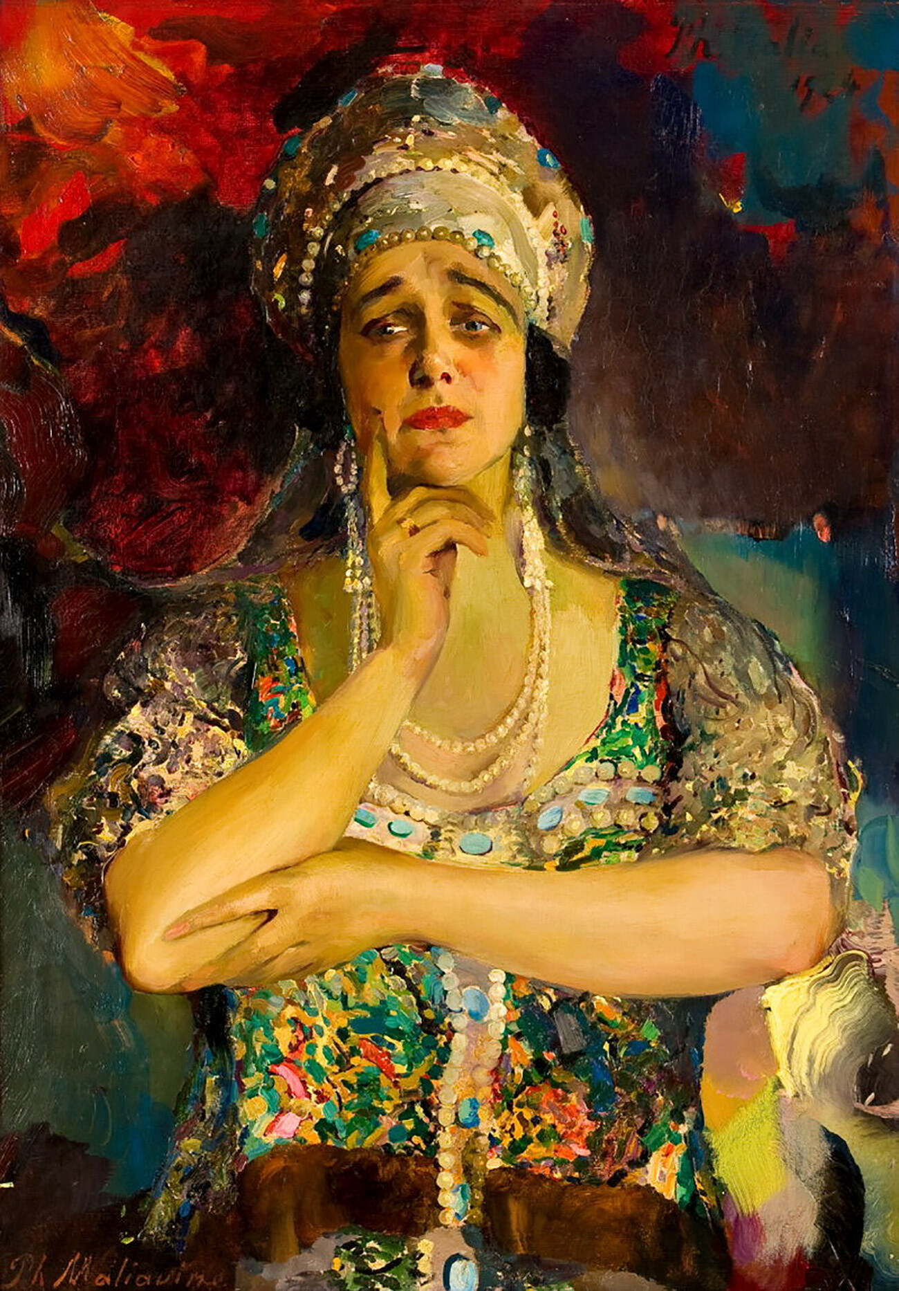 Portrait de Nadejda Plevitskaïa