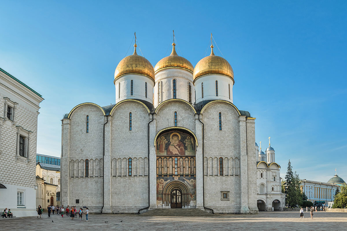 Catedral da Assunção, no Kremlin de Moscou.
