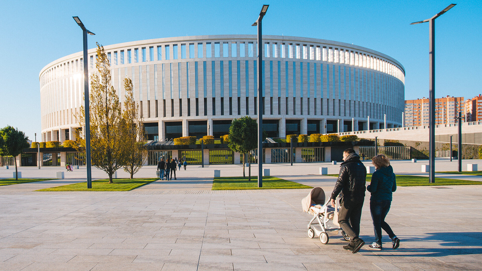 New park in Krasnodar.