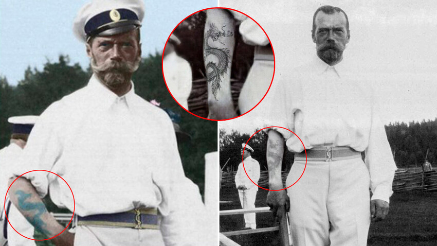 Why on earth did Russia's last emperor have DRAGON tattooed on his forearm?  - Russia Beyond