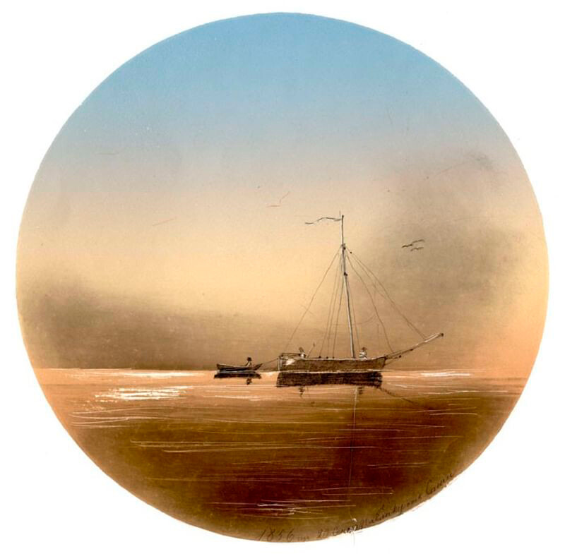 「海の風景」（1856年）
