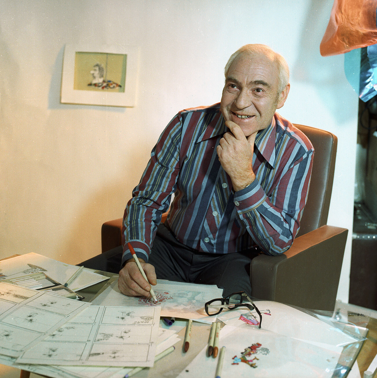 Fiodor Khitriouk (1917-2012), animateur, réalisateur, scénariste du studio Soyouzmoultfilm