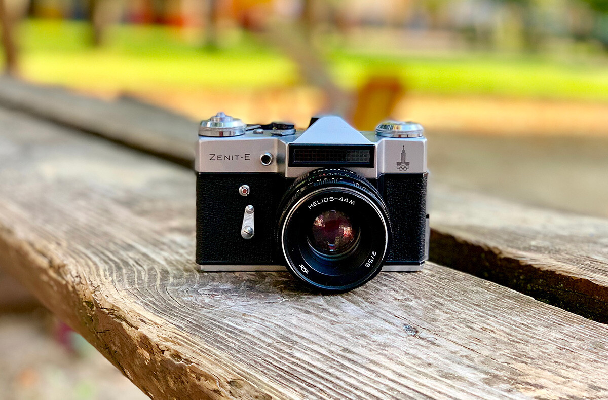 old russian photo cameras