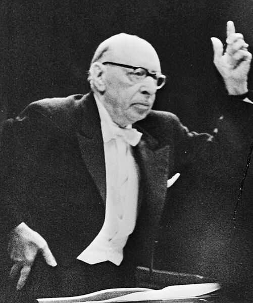 Ígor Stravinski en 1965