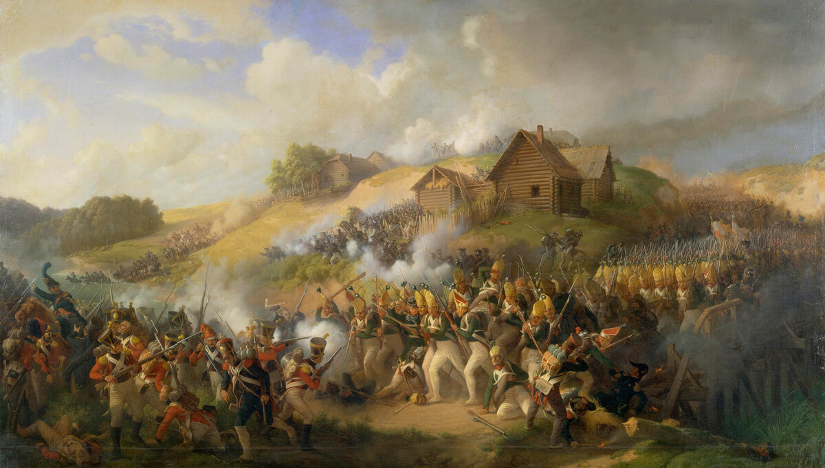 'Batalla de Kliastitsy, 1812', Peter von Hess