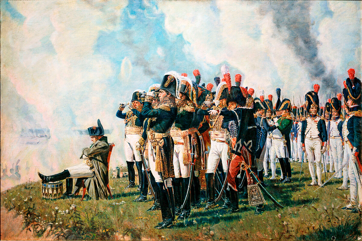Наполеон на Бородинских высотах, 1897 г.